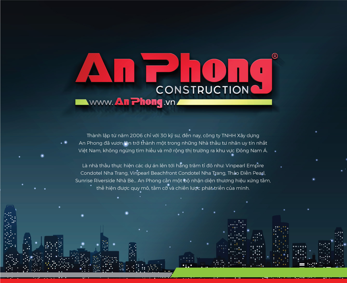 THIẾT KẾ NHẬN DIỆN THƯƠNG HIỆU VÀ PROFILE DOANH NGHIỆP AN PHONG